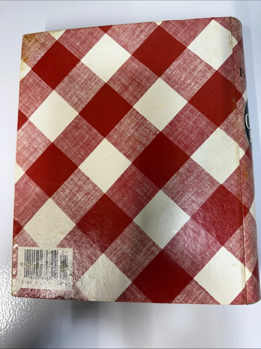 Better Homes And Gardens Cookbook with Red and Cream Checkered Cover